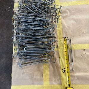 Scanner Hooks for Pegboard 8 inch price tag display end count 70 pieces